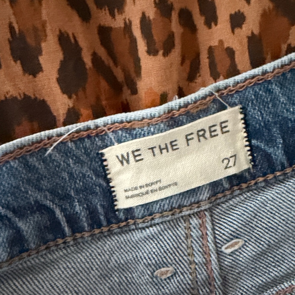 Free People Light Blue Flare Jeans - Picture 2 of 7